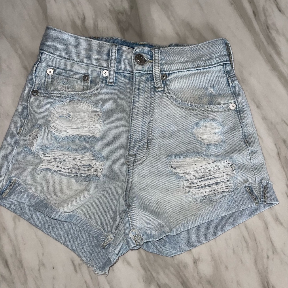 Aeropostale Blue Jean Shorts Trendy Denim Style